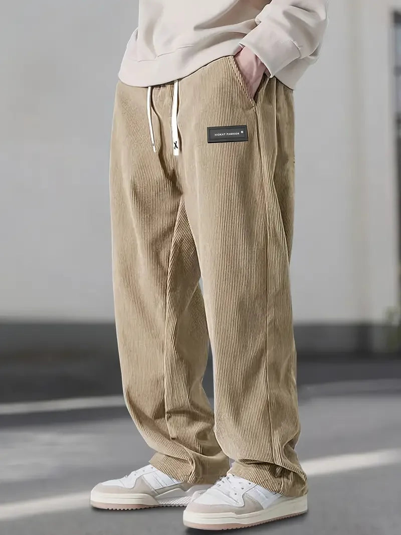 Pantalones informales de pana