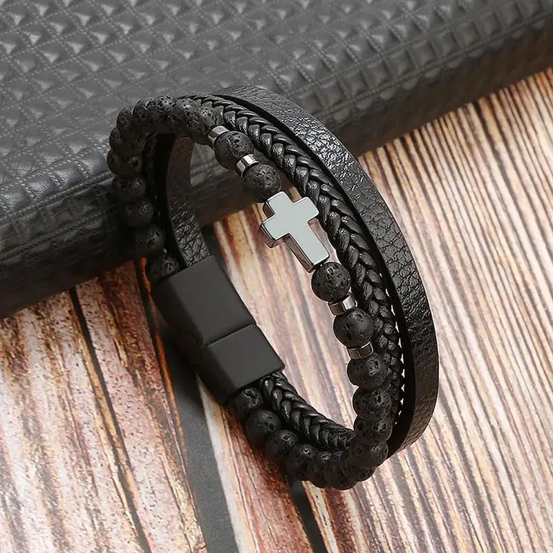 Elegante pulsera para hombre