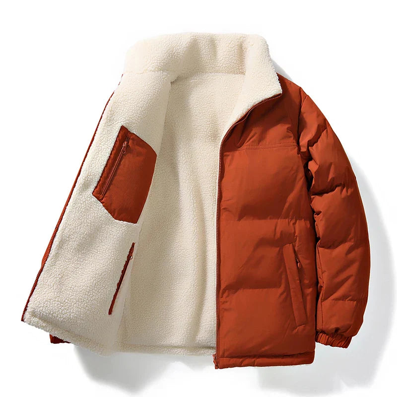 Elegante chaqueta reversible