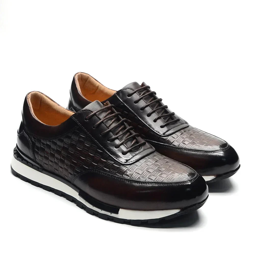 Zapatos Oxford de cuero