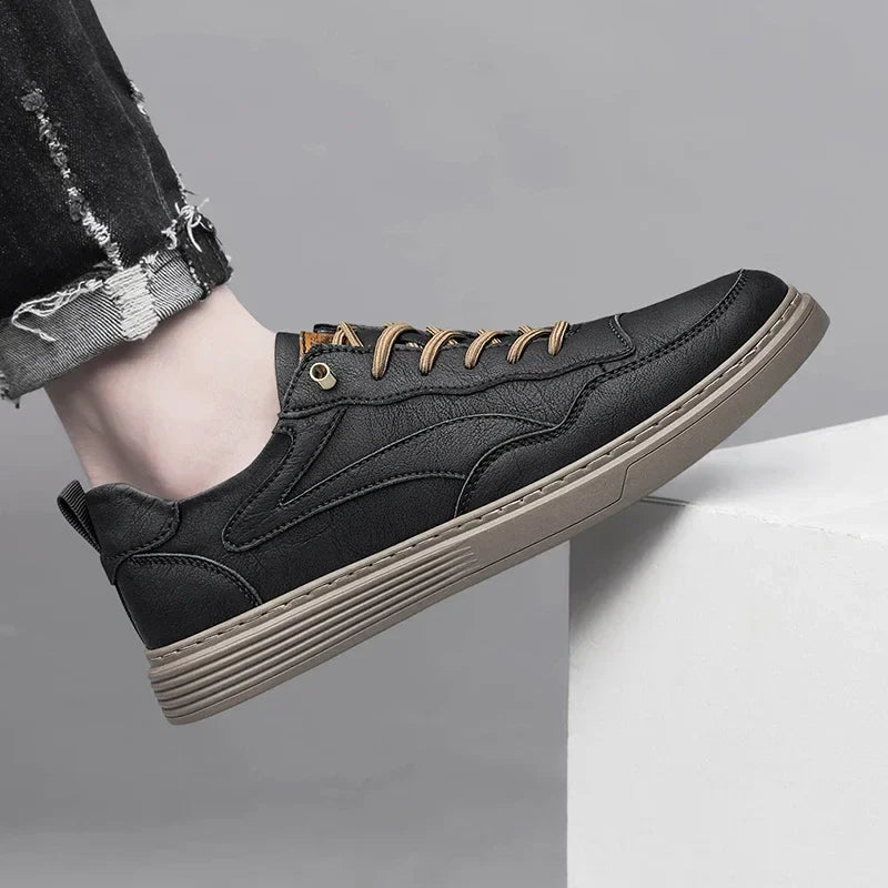 Elegantes zapatos de piel