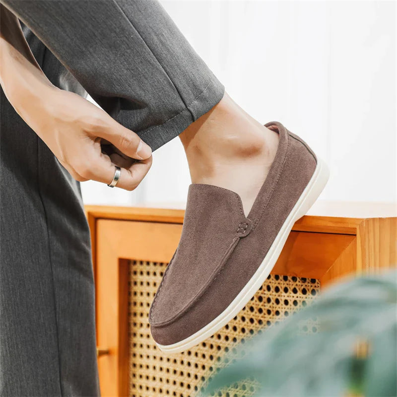 Mocasines casuales de ante