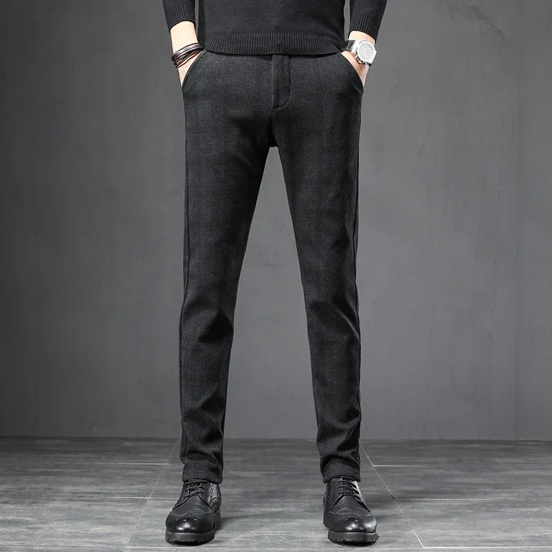 Pantalones informales a cuadros