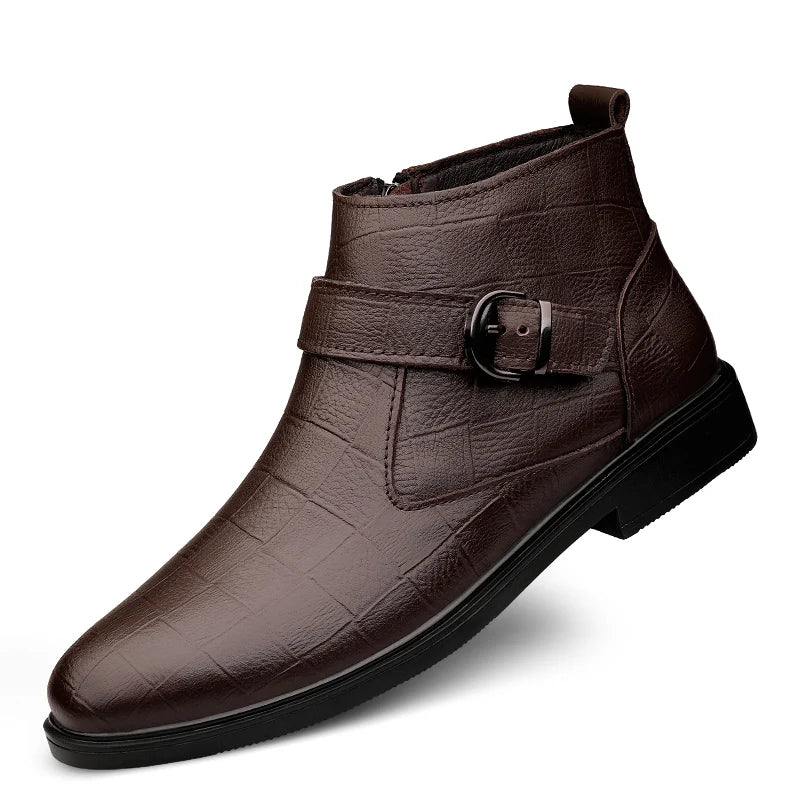 Botas de cuero genuino