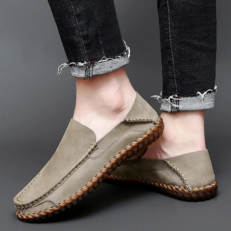 Mocasines informales de cuero