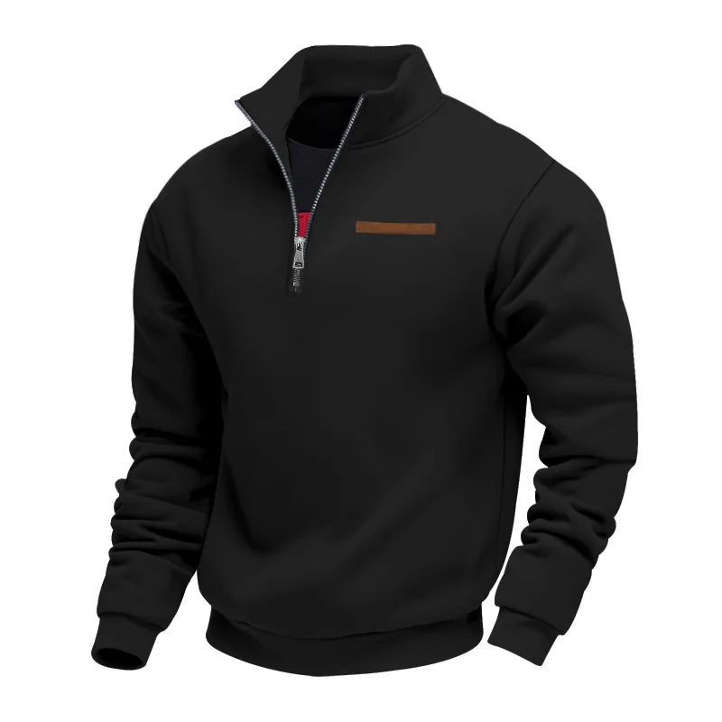 Jersey casual con cremallera