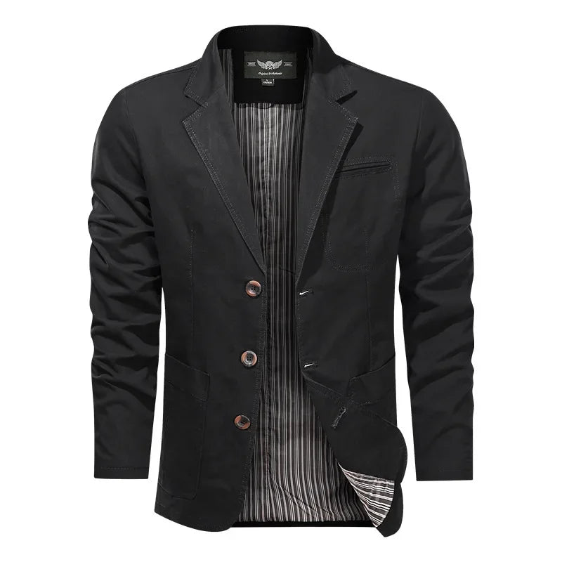 Blazer de algodón chic