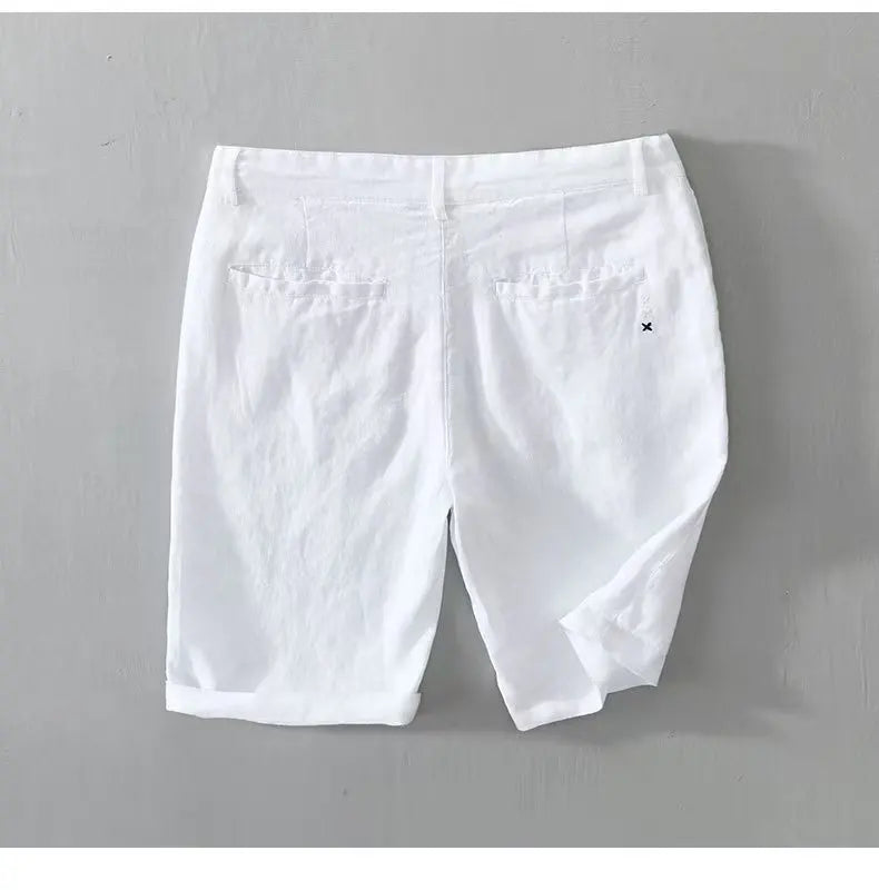 Pantalones cortos de lino de alta calidad