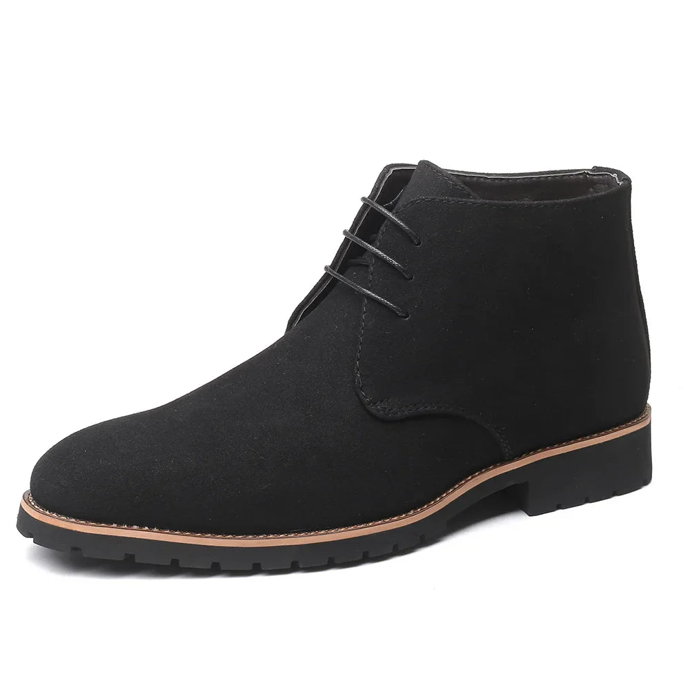 Elegantes botas de piel