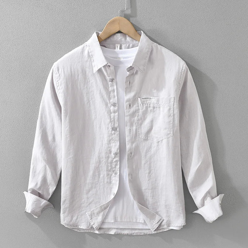 Camisa casual de lino