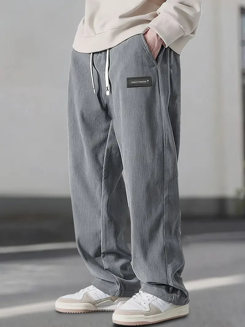 Pantalones informales de pana