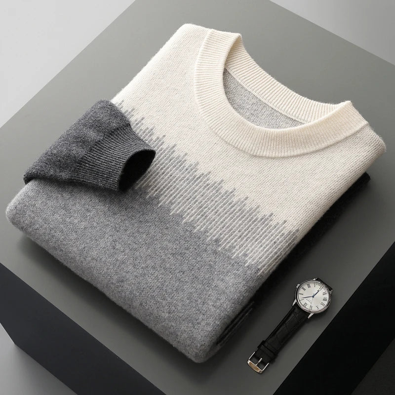 Jersey de lana merino para hombre