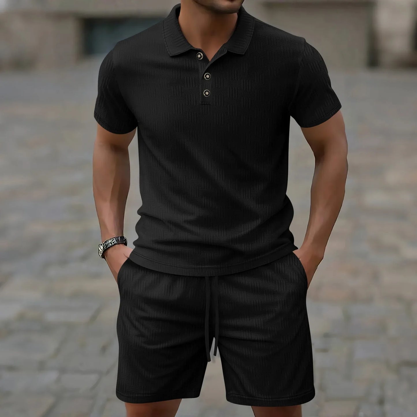 Conjunto de polo de verano