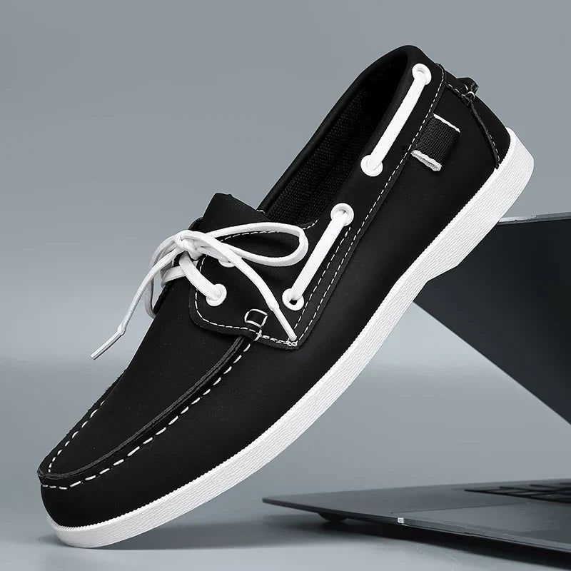 Mocasines de cuero