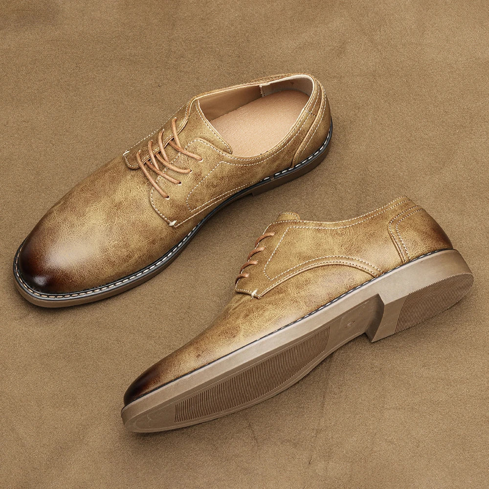 Zapatos de vestir de cuero informales