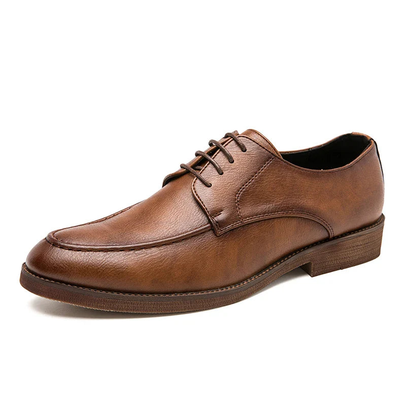 Elegantes zapatos de piel