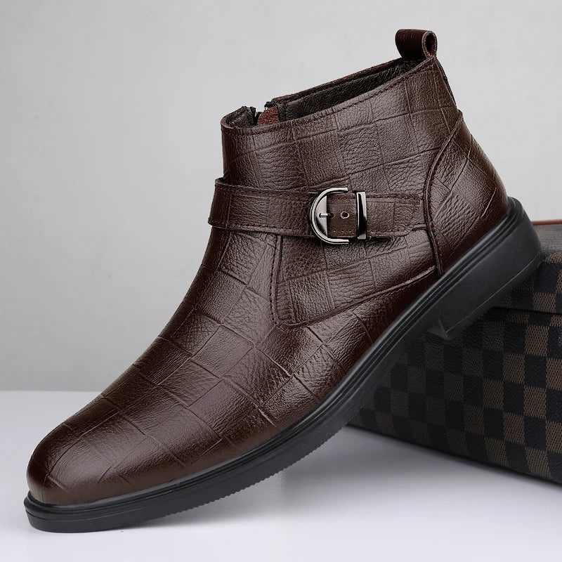 Botas de cuero genuino