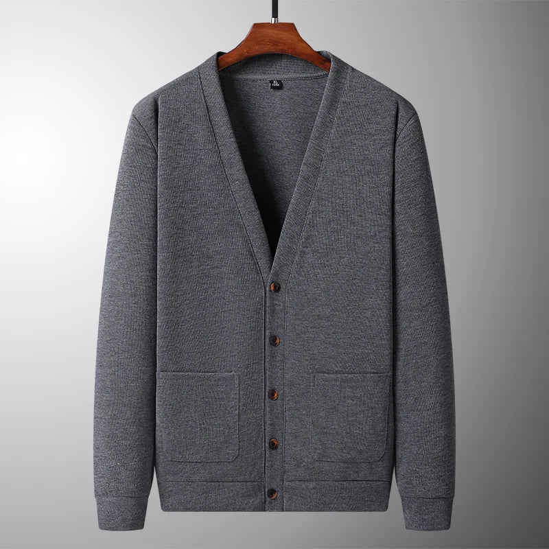 Elegante cárdigan con cuello en V