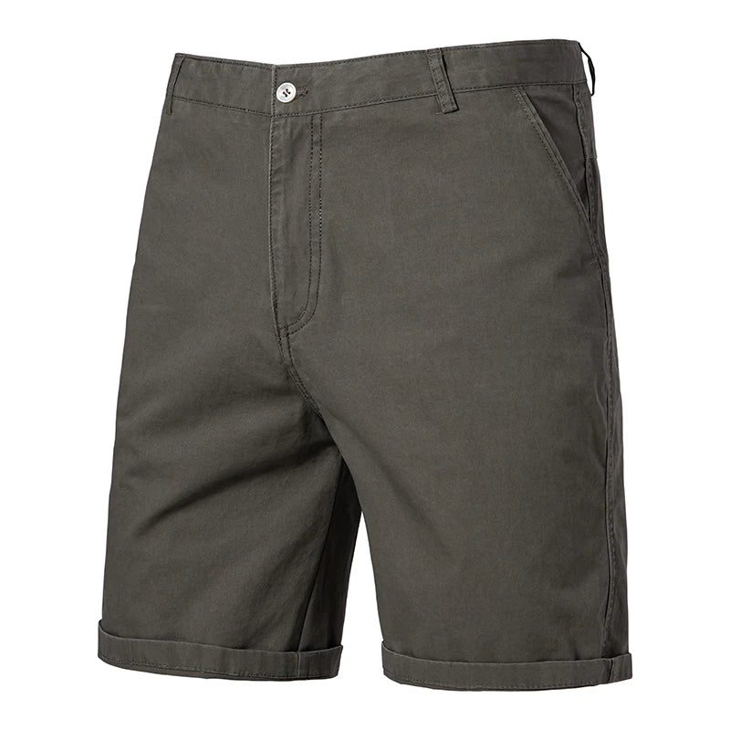 Elegantes pantalones cortos de algodón