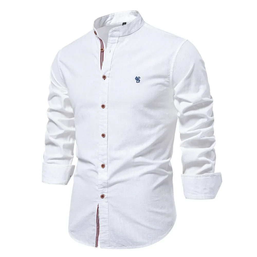 Elegante camisa de lino