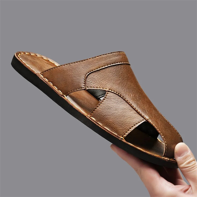 Sandalias de cuero de alta calidad