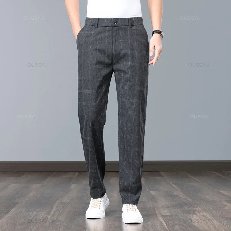 Pantalones de cuadros clásicos