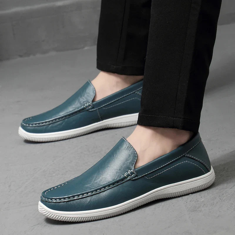 Mocasines de cuero elegantes para conducir