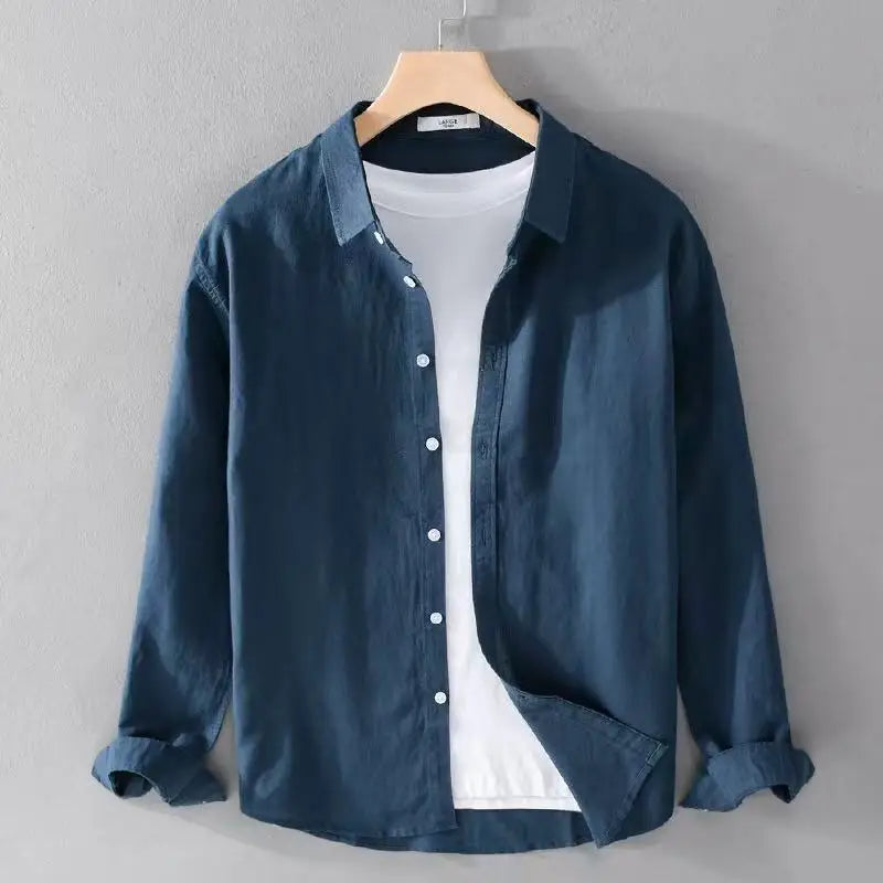 Elegante camisa de algodón
