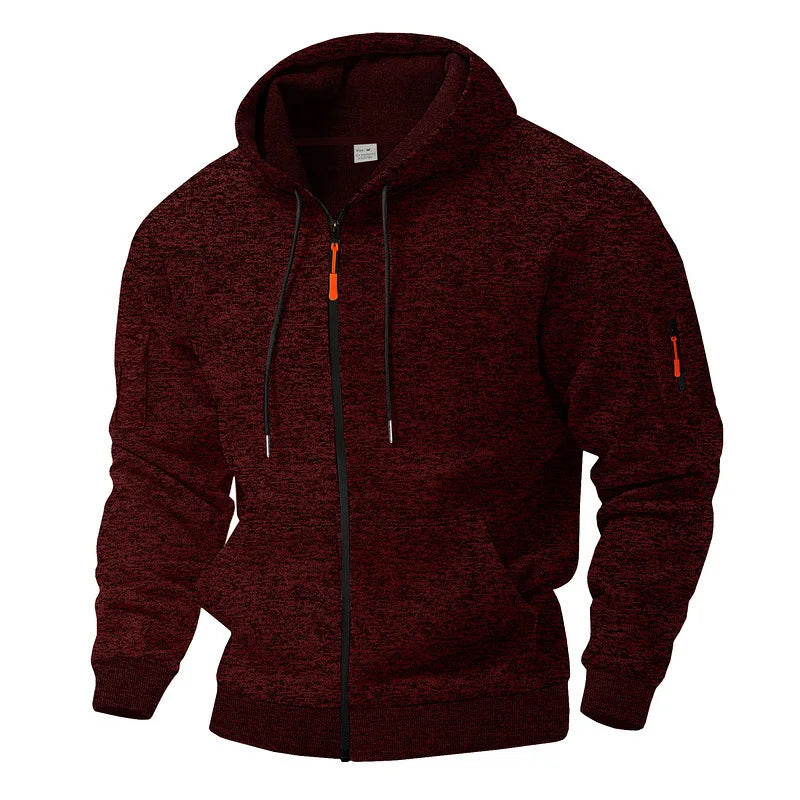 Elegante chaqueta polar