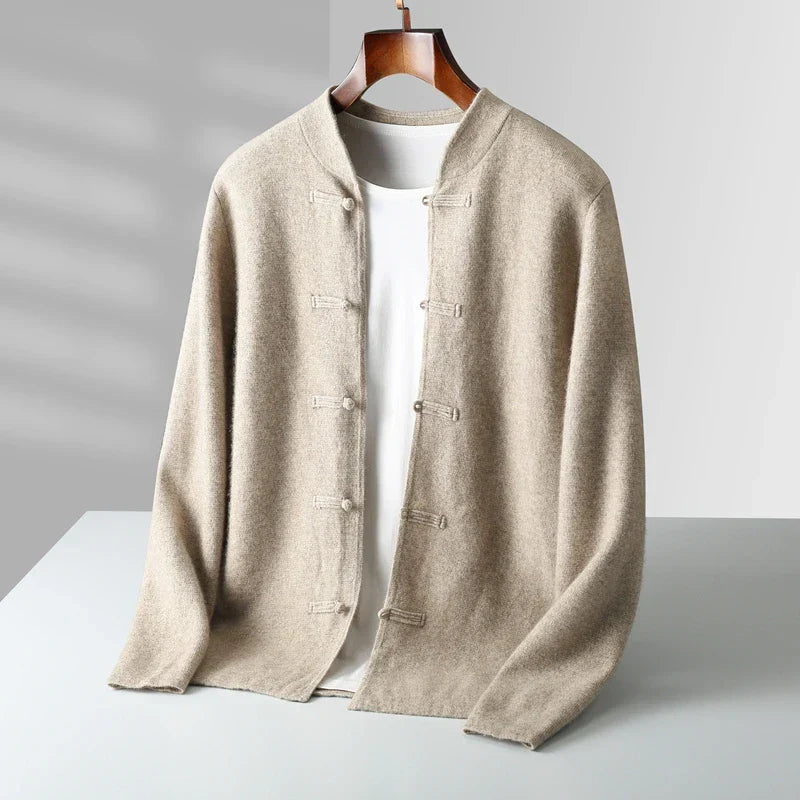 Elegante cárdigan de cachemira
