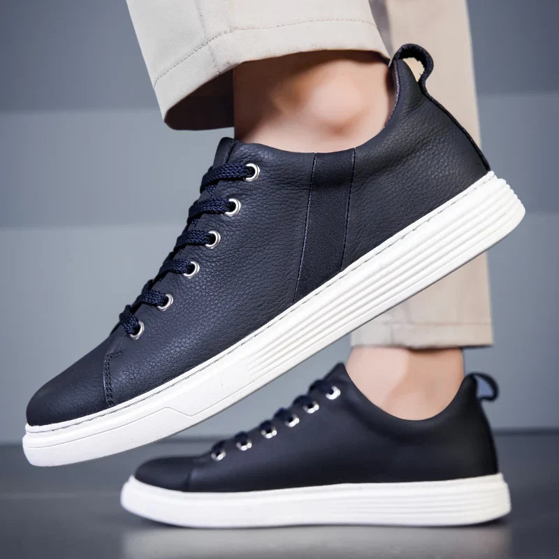 Elegantes zapatos de piel