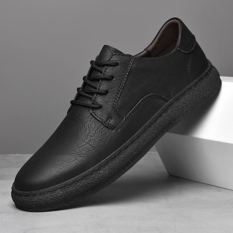 Elegantes zapatos de piel