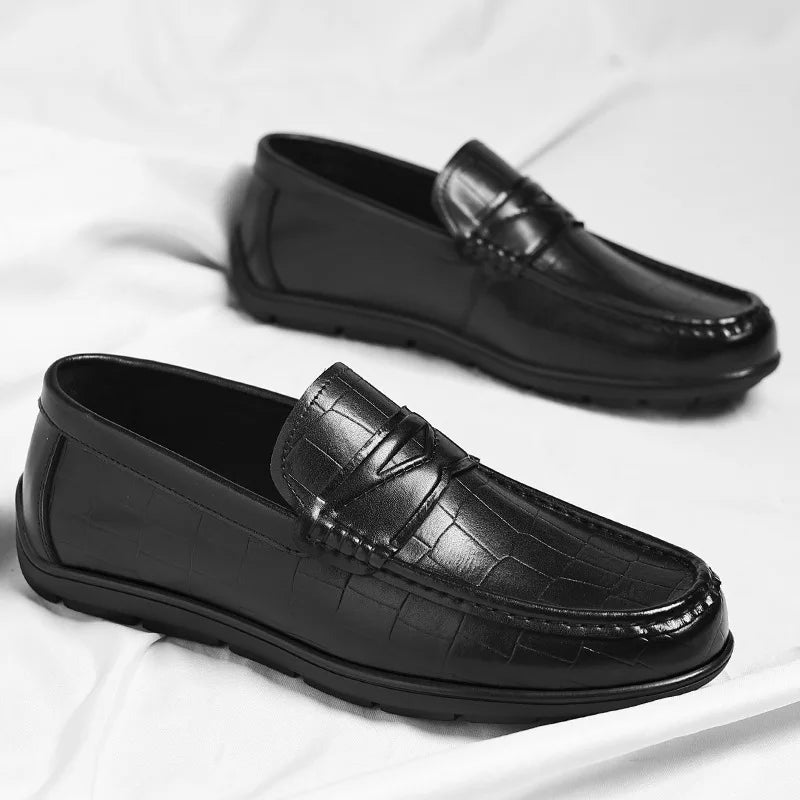Mocasines elegantes de piel británicos