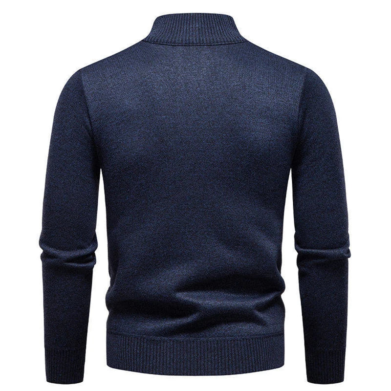 Jersey vintage de punto con cremallera