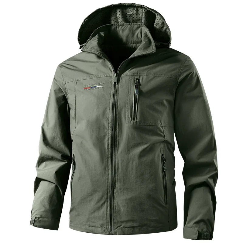 Chaqueta elegante e impermeable