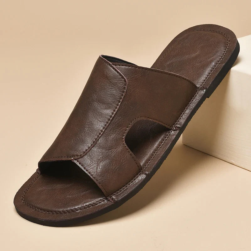 Zapatillas de cuero elegantes para hombre