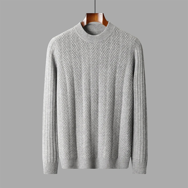Elegante jersey grueso de cachemira