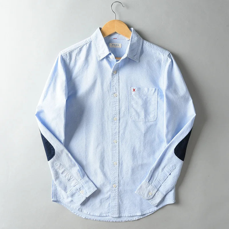 Camisa elegante de algodón Oxford