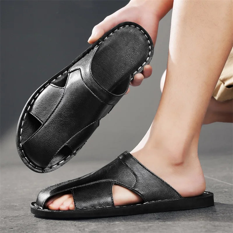 Sandalias de cuero de alta calidad