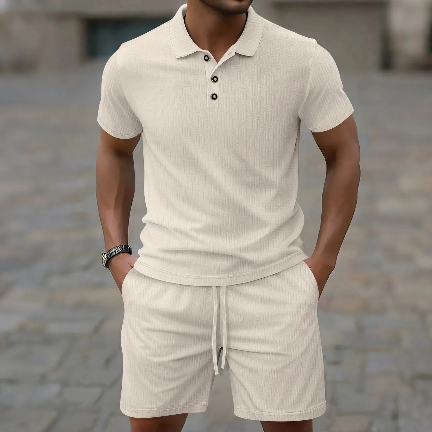 Conjunto de polo de verano