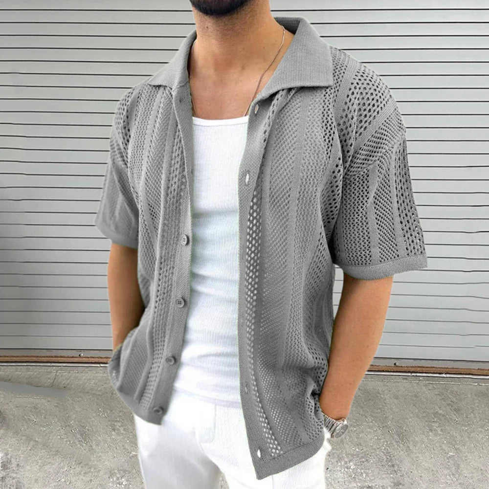 Camisa elegante de punto
