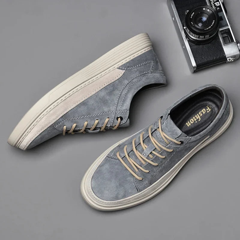 Elegantes zapatos de piel