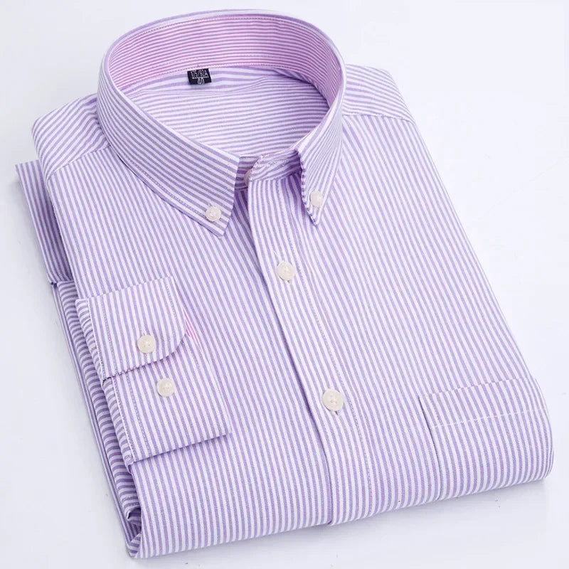 Camisa de algodón de manga larga