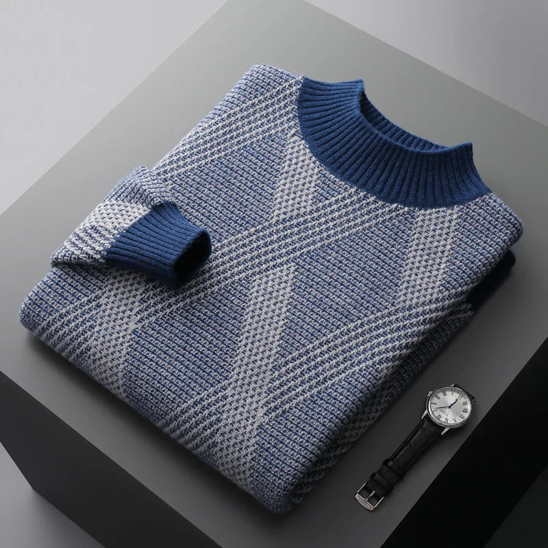 Jersey de cachemira con cuello alto Cuzco