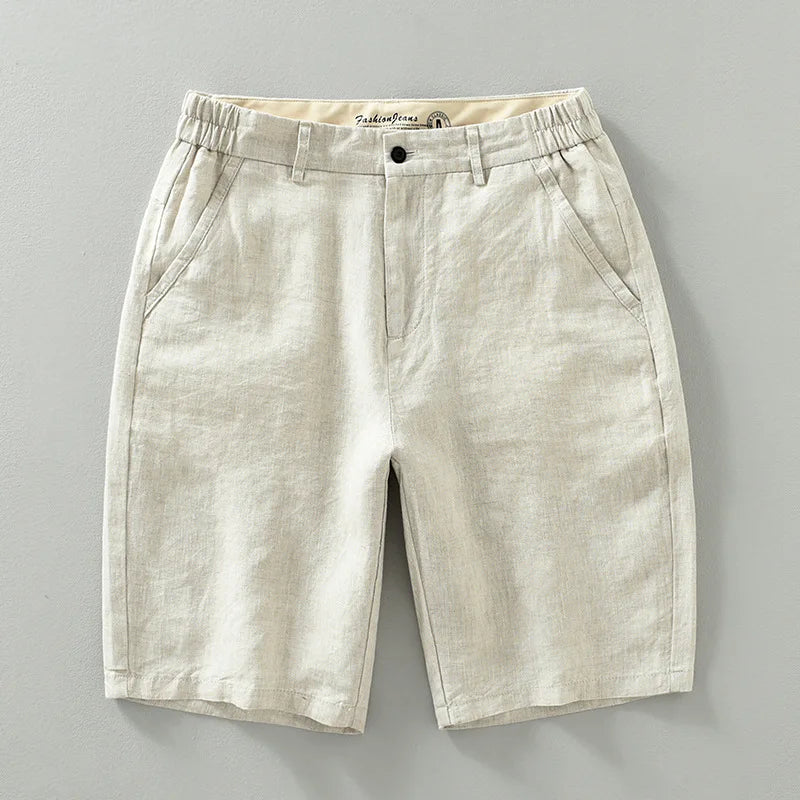 Pantalones cortos de lino de alta calidad