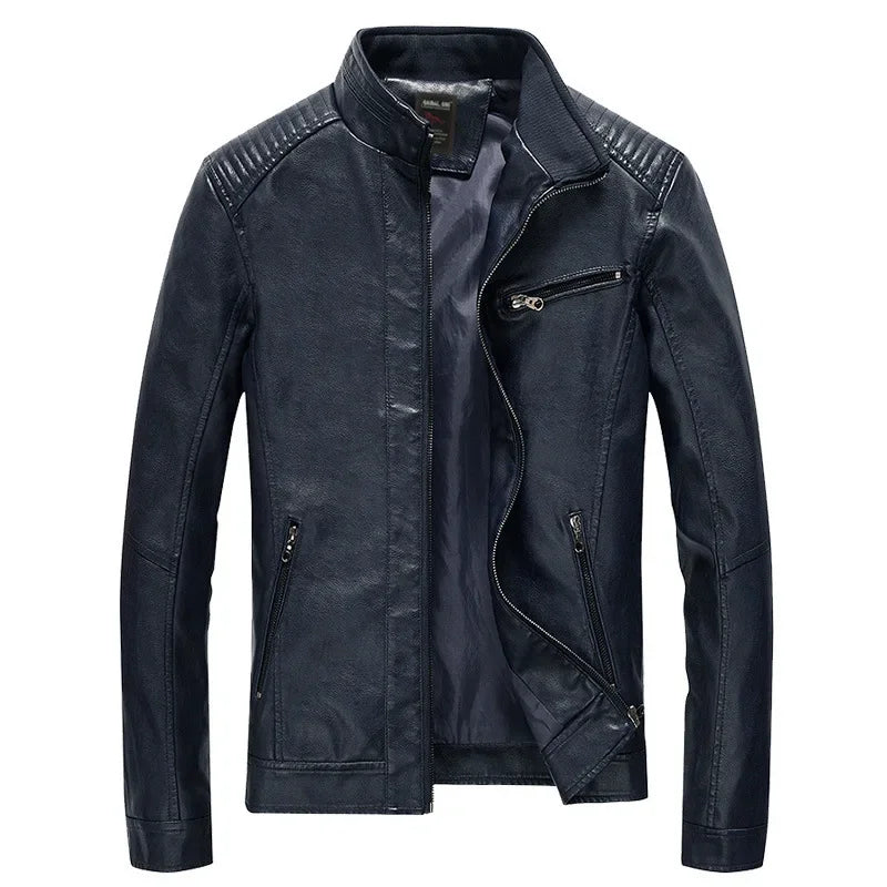 Chaqueta de cuero informal