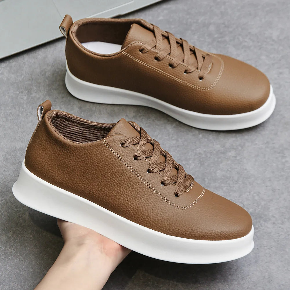 Elegantes zapatos de piel
