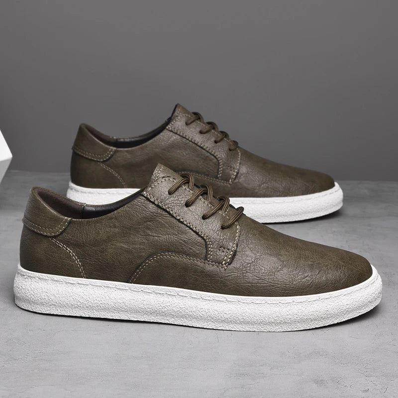 Elegantes zapatos de piel