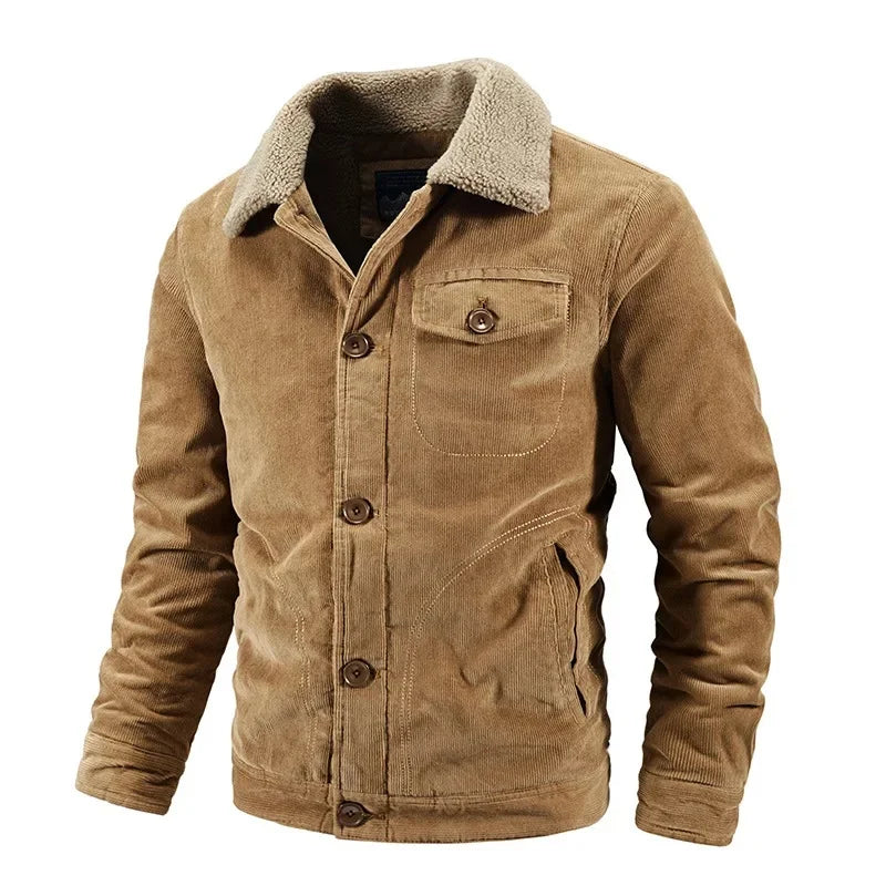 Elegante chaqueta acolchada de algodón