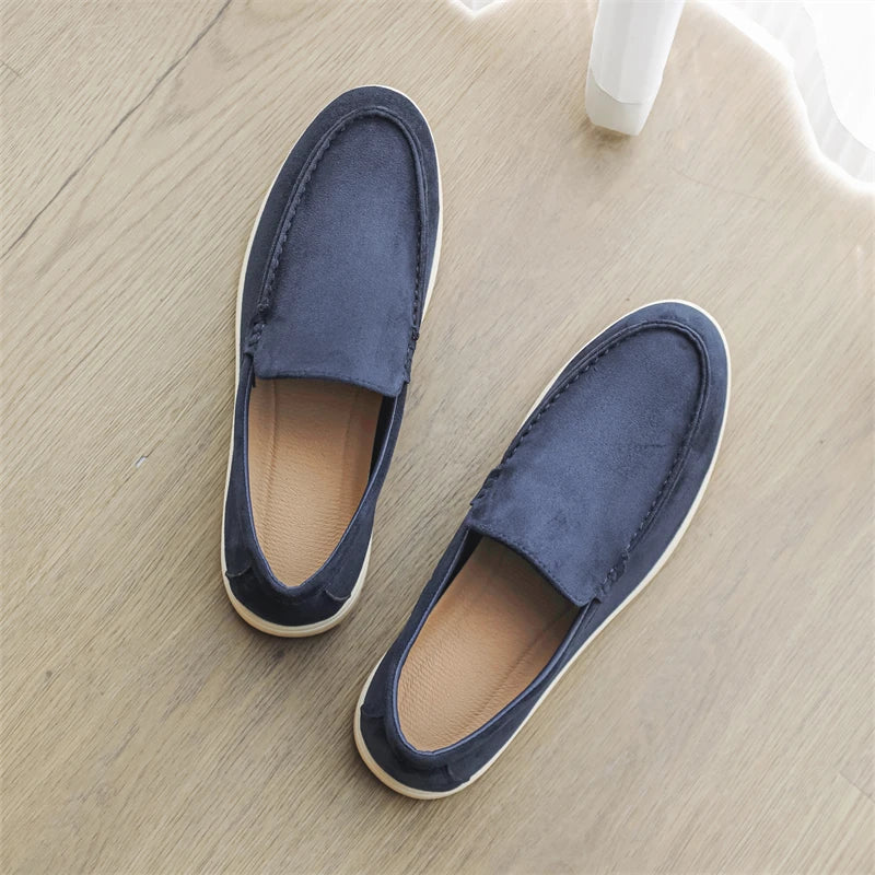 Mocasines casuales de ante